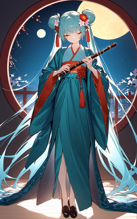 29170468-3035226498-masterpiece,best quality,nai3,1girl,solo,long hair,instrument,closed eyes,very long hair,flute,hatsune miku,music,holding,hanfu,.png